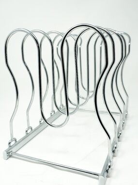 Elegant Metal Iron Kitchen Dish Drainin Serve Rack